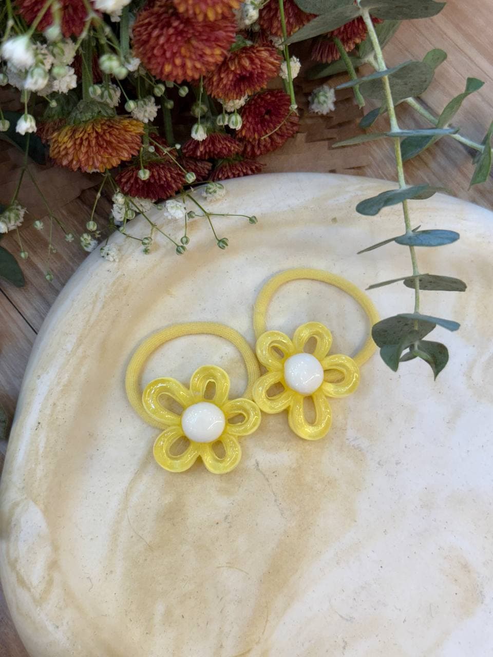 کش مو جفتی گل آبنباتی