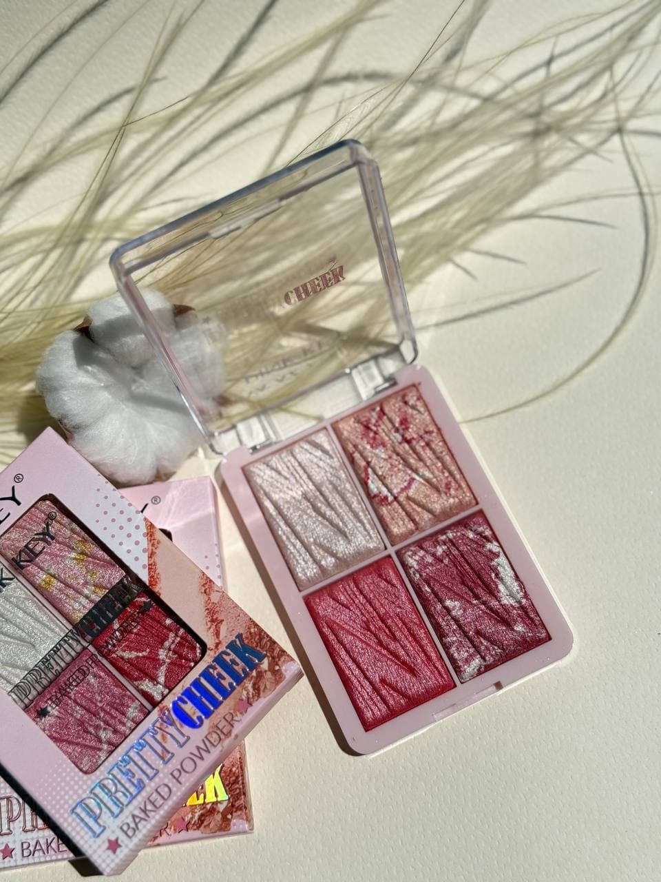 هایلایتر ۴ تایی pink key