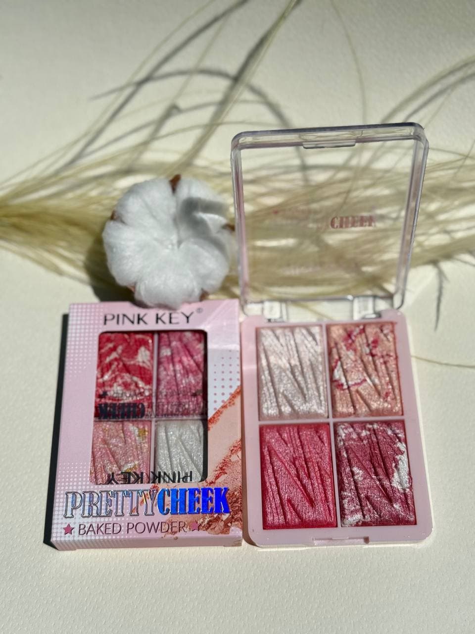 هایلایتر ۴ تایی pink key